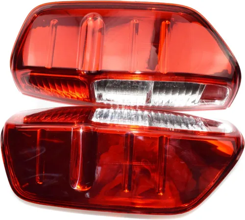 Vista 8 de Cubierta de la lámpara de la luz trasera trasera izquierda y derecha trasera para Nissan D40 Navara Frontier Pickup 2005-2012