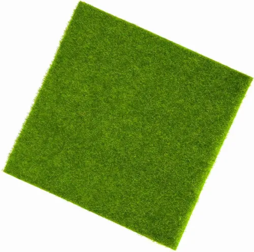 Vista 4 de Estink Césped artificial, alfombra sintética para exteriores, adorno de jardín en miniatura, para manualidades, paisajismo, césped artificial