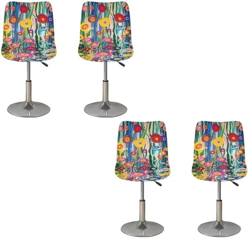 Vista 149 de American Eagle - Juego de 2 fundas para taburetes de bar para sillas de comedor, impermeables, antideslizantes, tamaño universal