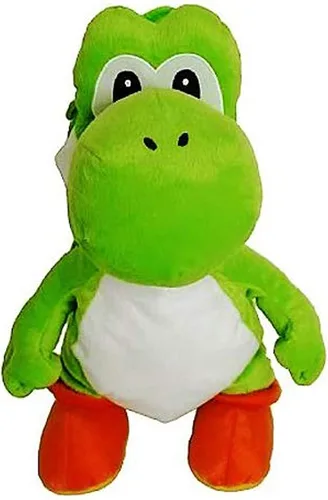 Vista 2 de Nintendo Mario Brothers Yoshi Mochila grande de peluche, multicolor