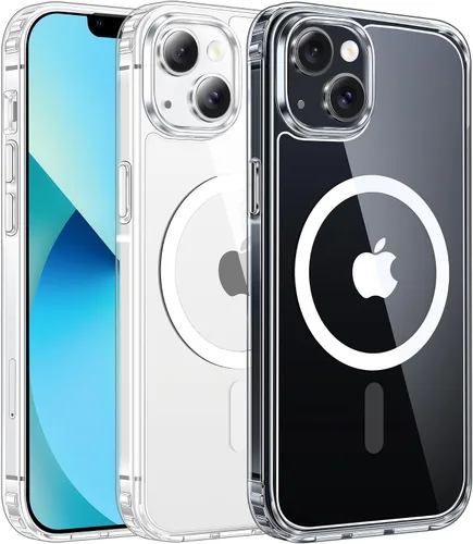 Vista 20 de FNTCASE para iPhone Air Case Clear: Fundas magnéticas para teléfono con protector de pantalla a prueba de caídas, compatibles con Magsafe, delgadas