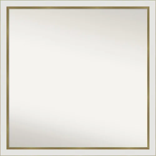 Vista 107 de Amanti Art Espejo personalizado, espejo de baño estrecho Alexandria White Wash, espejo de pared o espejo de tocador de baño sobre el fregadero