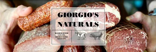 Vista 9 de Giorgio's Naturals Salami envejecido en seco hecho a mano – Soppressata de carne de res 5 onzas, auténtica salchicha italiana, salami duro, salami