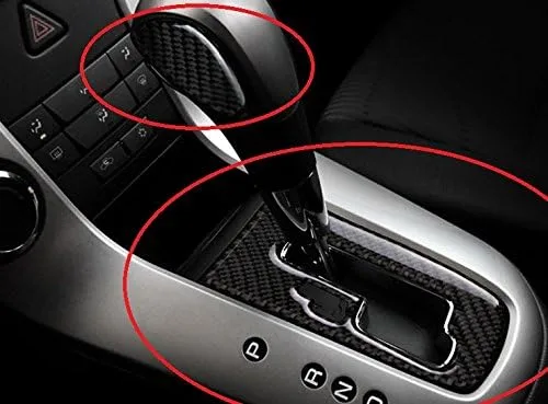 Vista 2 de New Fibra de Carbono Gear Box Cover 3pcs para Chevrolet Cruze 2009 – 2015