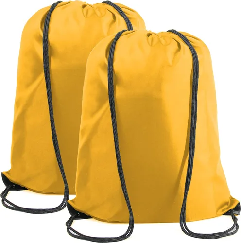 Vista 11 de BeeGreen Mochila negra con cordón, paquete de 2 unidades, extra grande, 22.4 pulgadas de largo x 17.5 pulgadas de ancho, bolsas de cuerda deportivas