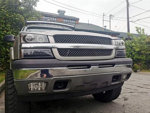 Vista 8 de iJDMTOY Kit de barra de luz LED de parachoques inferior de 32 pulgadas compatible con Chevy Silverado 1500 2500 3500 Avalanche: barra de luz LED