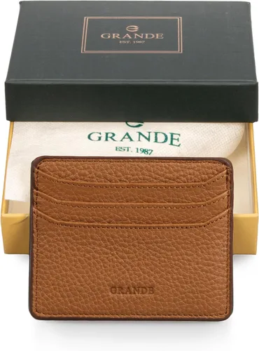 Vista 7 de Grande -3633 Estuches para tarjetas, Camello, Minimalista