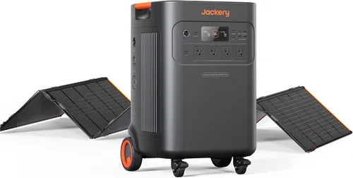 Vista 15 de Jackery Generador solar 5000 Plus y paneles de 2x200W, 5040Wh, salida de CA