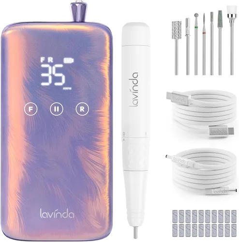 Vista 10 de Lavinda Luz UV para Uñas de Gel, Lámpara de Uñas UV LED Profesional 2X Más Rápida Curado Secador de Uñas Luz de Uñas Compatible con Todos los Tipos