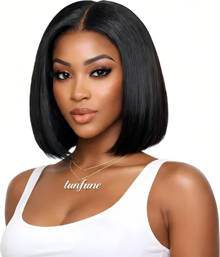 Vista 25 de Pull Go Full - Pelucas de cabello humano rizado birmano de 13 x 6 pulgadas, precortadas previamente cortadas, densidad 210, encaje frontal HD