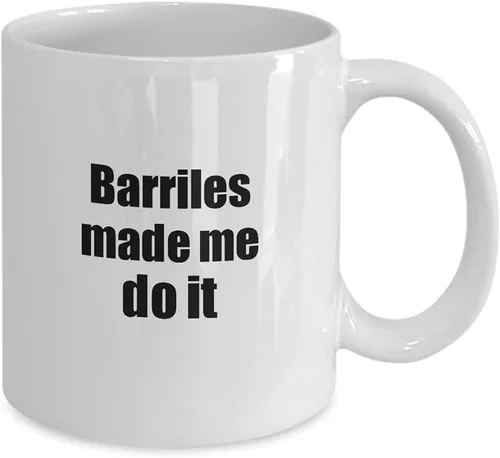 Vista 2 de EzGift Funny Barriles Mug Made Me Do It Musician Gift Quote Gag Coffee Tea Cup 11 oz