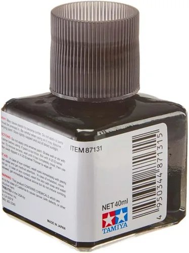 Vista 2 de Pintura Tamiya Panel Line Accent Color 40ml Negro TAM87131 Esmaltes para Plásticos