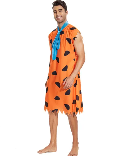 Vista 4 de xianhsuxo Adult Costume Dress Family Cosplay Caveman Couple Costume Outfit
