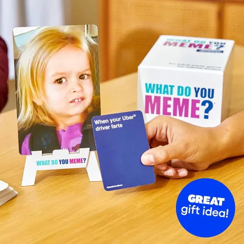 Vista 9 de WHAT DO YOU MEME? Juego básico (versión original) - El divertido juego de fiesta para adultos para amantes de los memes