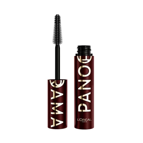 Vista 12 de L'Oreal Paris - Máscara Panorama Voluminosa, fórmula voluminizante y alargadora, de larga duración, resistente a manchas y lavable, Máscara negra