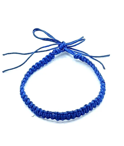 Vista 42 de Hemp Anklet Adjustable Tie On (Black)