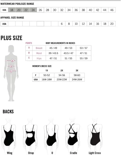 Vista 6 de arena Women's Bodylift Plus Size One Piece Swimsuit