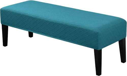 Vista 13 de Lebaley Funda Impermeable para Banco de Comedor Elástica Rectangular Protector de Asiento de Banco Funda Deslizable Extraíble Lavable Fundas