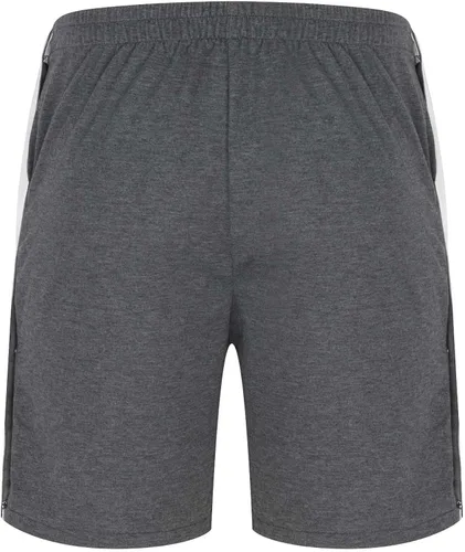 Vista 5 de Pantalones cortos de baloncesto para hombre, pantalones cortos de baloncesto con botón de desgarro, pantalones cortos laterales con abertura alta a