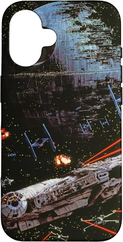 Vista 32 de Star Wars Return of the Jedi Death Star II Battle - Carcasa negra para iPhone 17