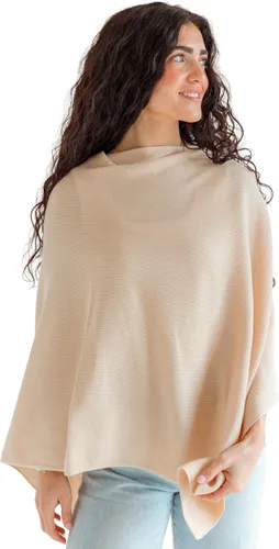 Vista 12 de Poncho transpirable para lactancia – Elegante bufanda multiusos para lactancia materna, funda de asiento de coche y manta de bebé para madres