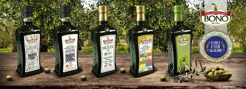 Vista 6 de BONO Aceite de oliva virgen extra siciliano Val Di Mazara certificado por DOP, paquete de 3