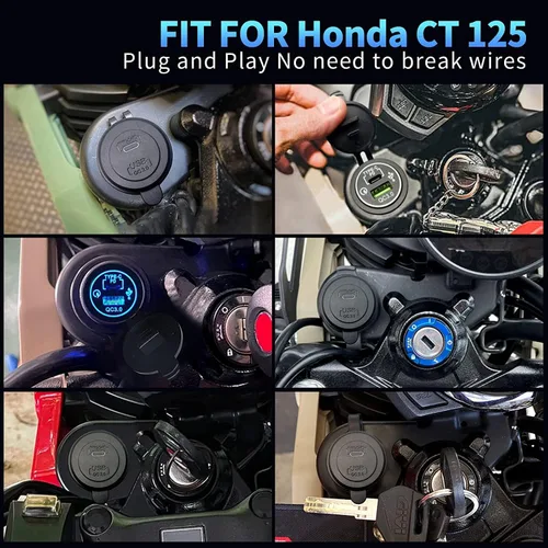 Vista 2 de Kit de accesorios con arnés compatible para Tail125 CT125 Hunter Cub 125 (2019-actual)