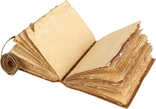 Vista 5 de KomalC Diario de cuero vintage para mujeres y hombres, 8 x 6 pulgadas, antiguo hecho a mano, con borde de cubierta vintage, cuaderno de bocetos