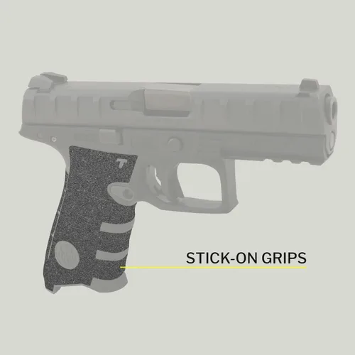 Vista 2 de TALON Grips Empuñadura adhesiva para pistola – Compatible con Beretta APX tamaño completo 0.354 in / .40 S & W – Fabricado en los Estados Unidos