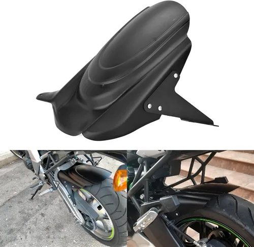 Vista 6 de Protect Wheel - Guardabarros para motocicleta, color negro, funda protectora contra salpicaduras para Kawasaki Versys 650 KLE650 2014 2015-2020