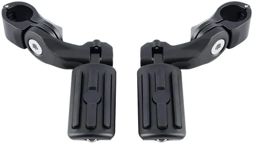 Vista 13 de TCMT Estriberas de 1.25 pulgadas para autopista, reposapiés que se ajustan a Harley Touring Road King Street Glide Road Glide Electra Glide Softail