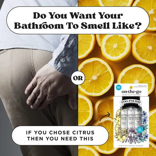 Vista 7 de Poo-Pourri Before-You-Go Spray para Inodoro, Artículos Esenciales de Viaje, 0.34 Fl Oz, Variedad In A Pinch Paquete de 3, Cada Uno Hasta 20 Usos