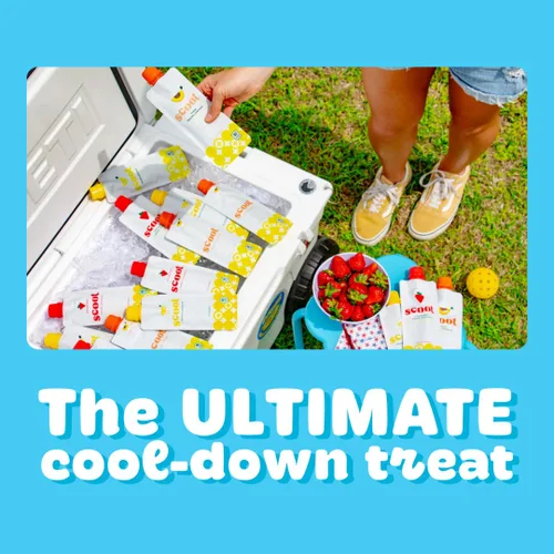 Vista 4 de Scoot Frozen Lemonade Original Lemon Bolsas de 3 onzas de limonada clásica con sabor a limón, listas para congelar, exprimir en un granizado