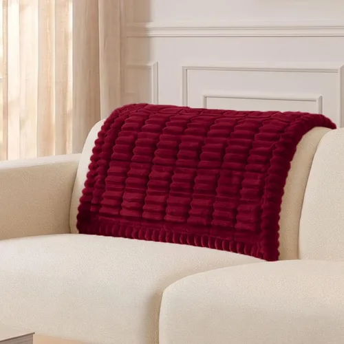 Vista 79 de Smiry - Funda para sofá para perros lavable, fundas para sofá de mascotas no deslizantes y peludas para sofá de 3 cojines, aptas para mascotas