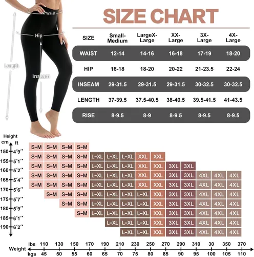 Vista 6 de Paquete de 4 leggings para mujer, pantalones de yoga de cintura alta con control del abdomen, levantamiento de glúteos y que no se transparentan