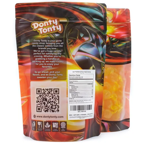 Vista 6 de BUTTERSCOTCH Hard Candy Discs 1 lb – Bulk Bag, Sweet & Buttery Flavor, Individually Wrapped (78 Pieces)