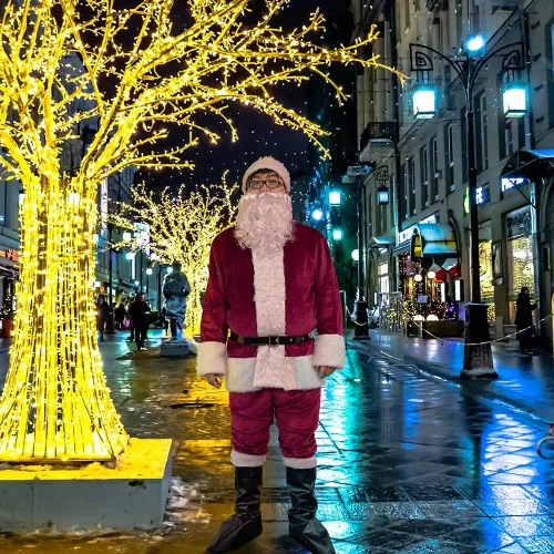 Vista 7 de KLLOUZE Christmas Santa Claus Suit Adult Mens Santa Costume Xmas Classic Flannel Cosplay Clothes Santa Fancy Suits Outfit