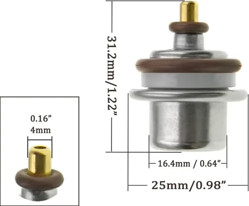 Vista 4 de ZYE91335XA nuevo regulador de presión de combustible ZJ3813280 para Mazda 2 1.5L L4 2011-2014 8V59-9H307-BD 8V599H307BD ZYE91335XB FG1982
