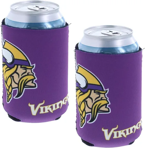 Vista 89 de Soporte aislante para latas y botellas de fútbol americano enfriador de bebidas Huggie (Nueva Orleans (Saints) - Negro) Nueva Orleans (Santos)