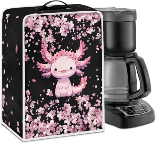 Vista 43 de Mumeson Funda para cafetera de girasol, extra grande, ligera, con asa, cubierta para máquina de café, tostadora, cubierta a prueba de polvo