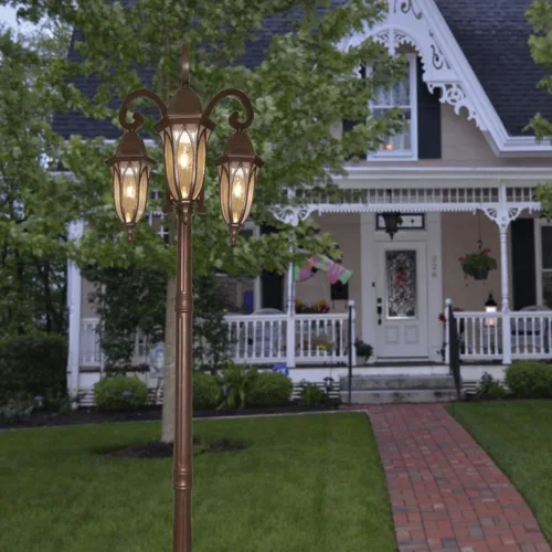 Vista 2 de Designers Fountain 20613-BAC Berkshire - Faroles de pared, cobre antiguo bruñido