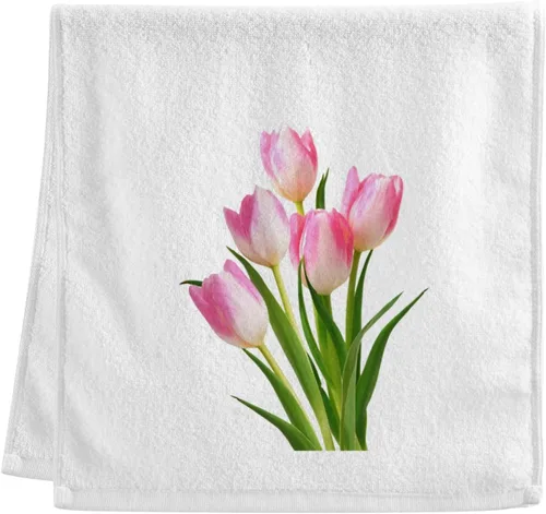 Vista 11 de Toallas de algodón suave para lavado facial, flores, acuarela, hortensias y parejas, flamencos, toallas de mano para entrenamiento, baño, juego de 2