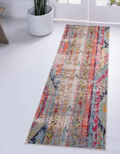 Vista 9 de Unique Loom Sedona Collection - Alfombra Yosemite (redonda, 5 pies 1 pulgada, multicolor)