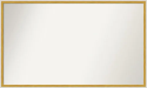 Vista 103 de Amanti Art Espejo de baño blanco para sobre el fregadero, 22 x 45 pulgadas, espejo de tocador rectangular blanco Lucie, marco de madera moderno