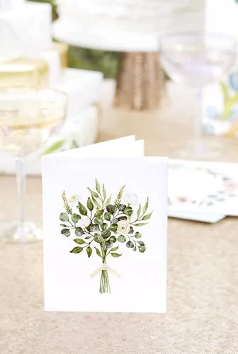 Vista 6 de Tarjeta de papiro para boda (Hermosa vida de amor)