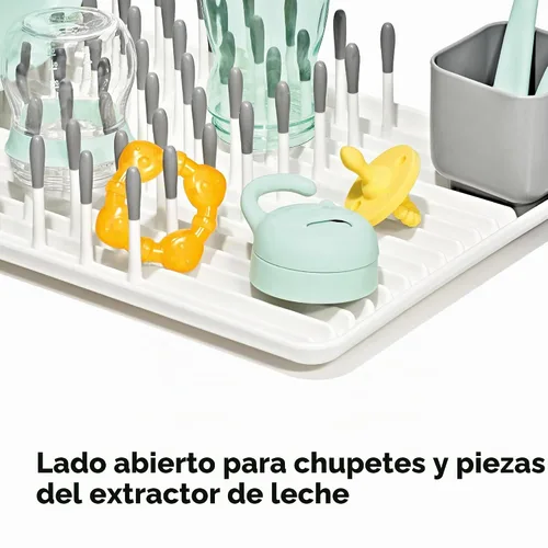 Vista 4 de OXO Tot - Escurridor de biberones con tabla de drenaje, estante de secado portátil