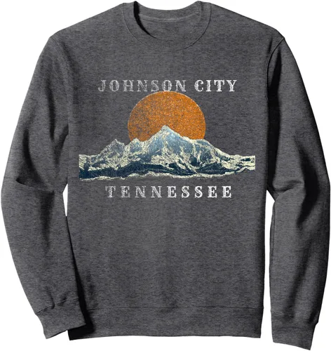 Vista 5 de Johnson City Tennessee Mountain Sunset Scene Sudadera