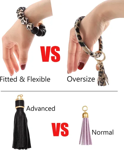 Vista 48 de BVGA Pulsera llavero de pulsera de silicona para mujer