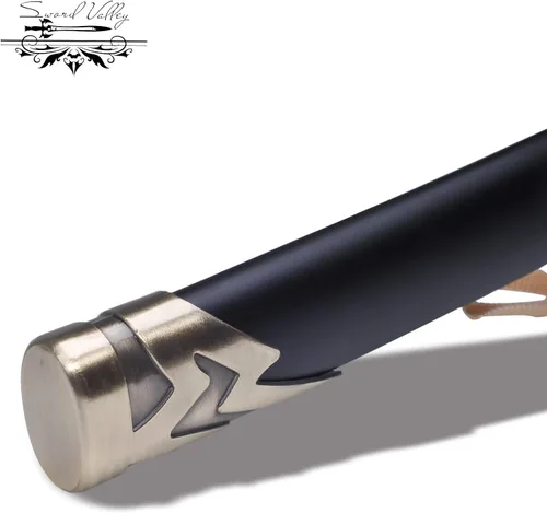 Vista 6 de Sword Valley Nero Yamato SwordV Walking StickRebellionRed Queen, Cosplay Anime Handmade Sword, Hand Forged with Exquisite Details
