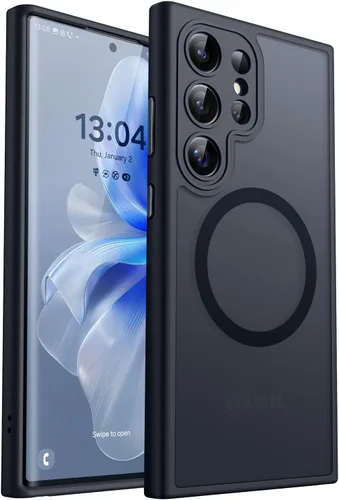 Vista 63 de CANSHN Funda diseñada para Samsung Galaxy A16-5G [protección completa de la cámara] [compatible con Magsafe] funda protectora trasera translúcida